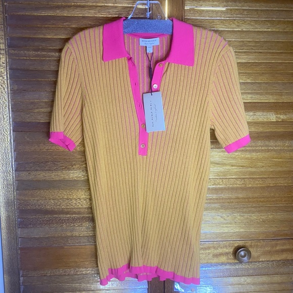 Burberry Tops - Brand new women’s Burberry Ochre Yellow